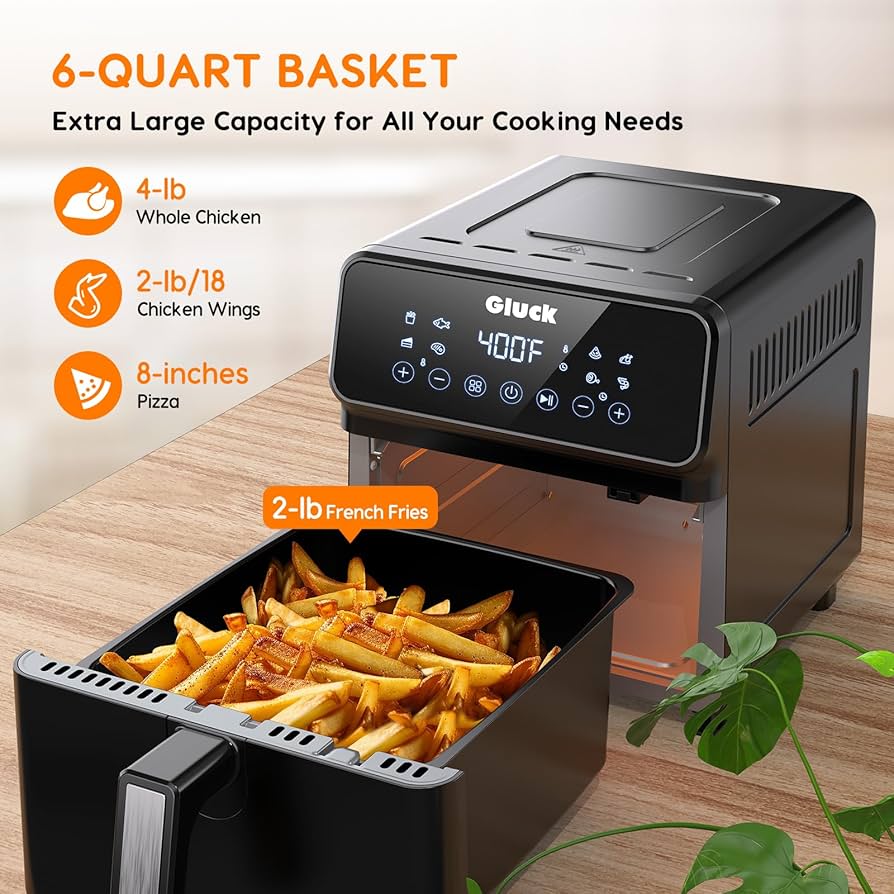 キッチン家電 Air Fryer Amazon.com: Air Fryer 8-in-1 with 4.1 QT Capacity, Air Fry